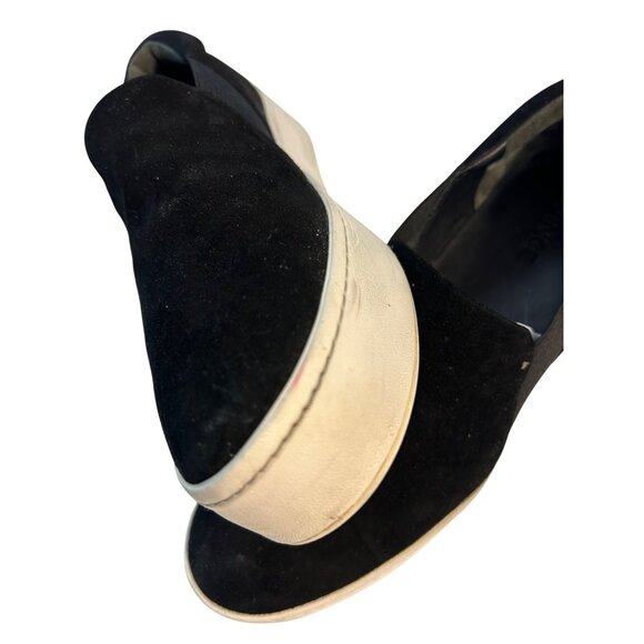 Vince Warren Suede Slip On Platform Sneaker Women's Size 8 M Black - Picture 6 of 6